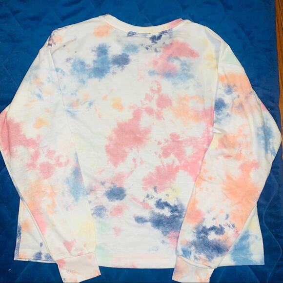 - NWT CALIFORNIA TIE DYE LOGO SWEATSHIRT YOGA LOUNGEWEAR S - Picture 8 of 8